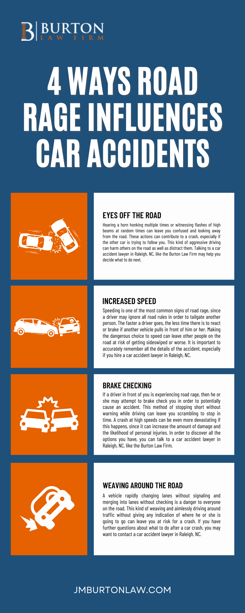 4 Ways Road Rage Influences Car Accidents Infographic